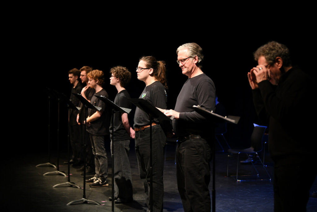 A staged reading of The Life of Galileo at Boise State University.